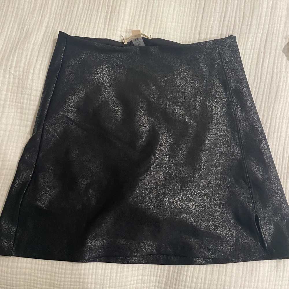 Black skirt with shorts underneath